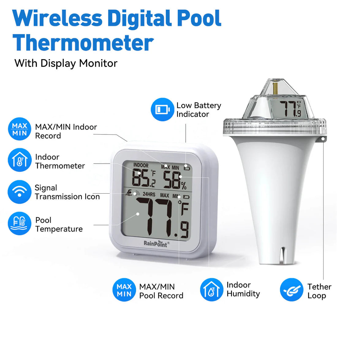 Wireless Pool Thermometer Kit