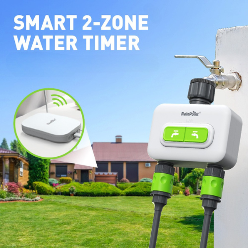 RainPoint Smart Wireless 2-Zone Water Timer