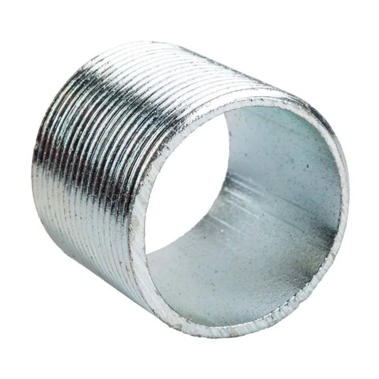 15mm steel nipple fitting threaded pipe connector for plumbing and irrigation systems
