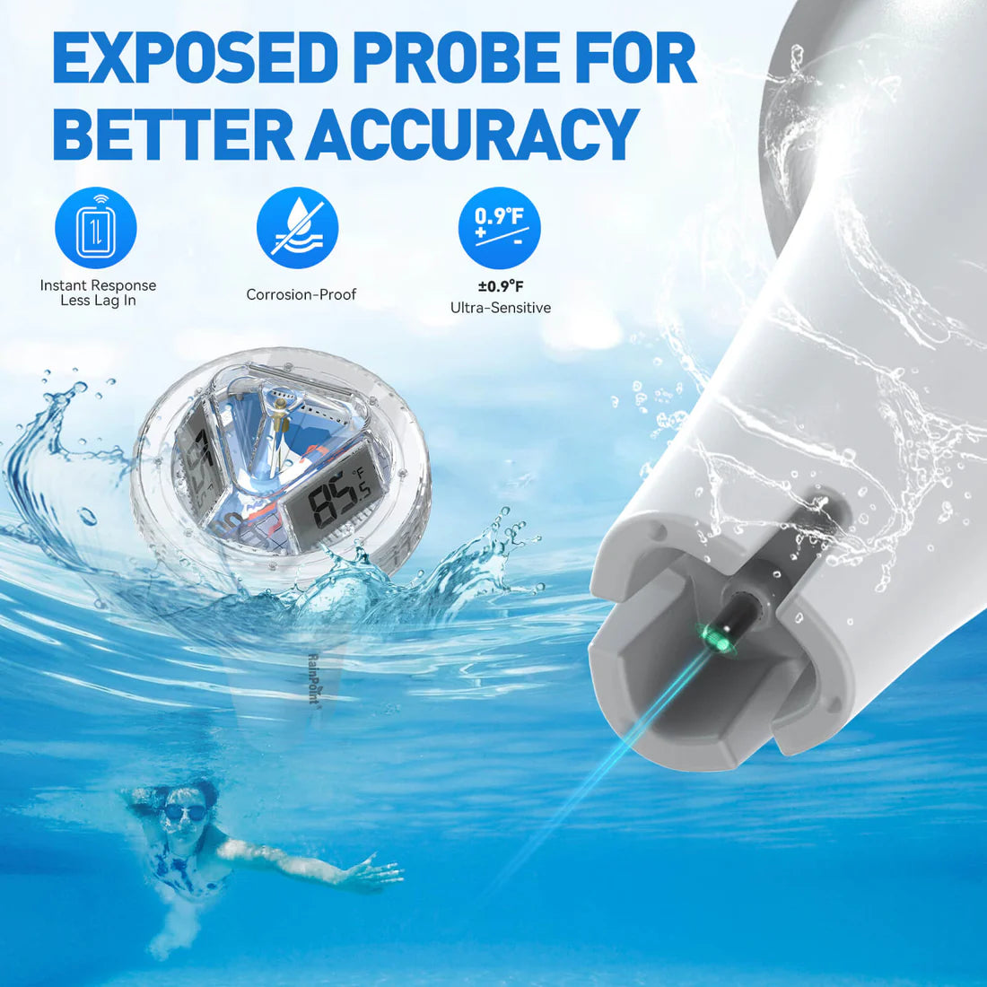 Wireless Pool Thermometer Kit