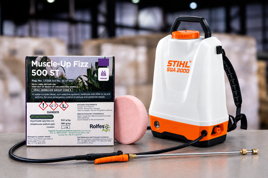 STIHL SGA 2000 Backpack Sprayer + FREE 2x Muscle-Up Fizz 300g Weed Killer