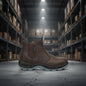 GrittGear Safety Shoes, Mangano Chocolate