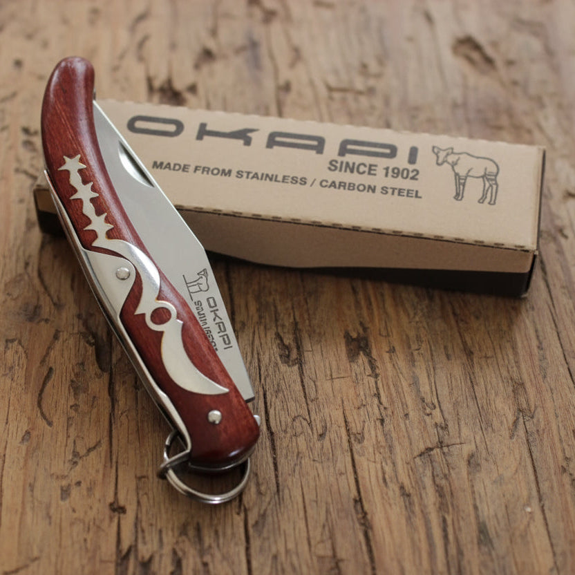 OKAPI KNIFE STAINLESS/CARBON STEEL. - GP Lawnmowers