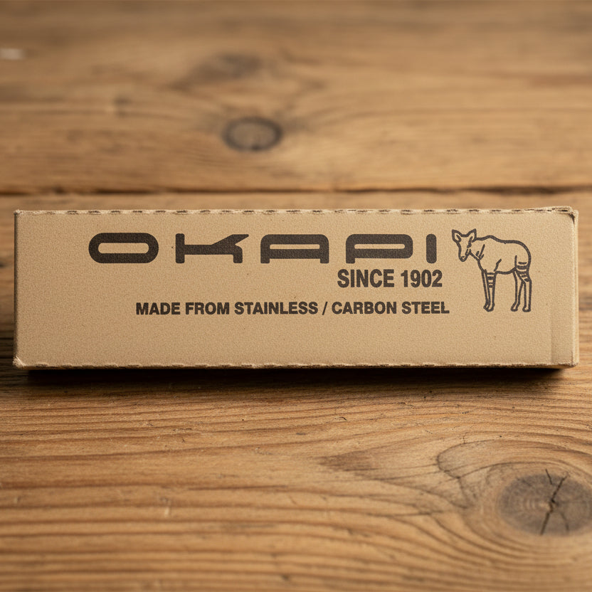 OKAPI KNIFE STAINLESS/CARBON STEEL. - GP Lawnmowers