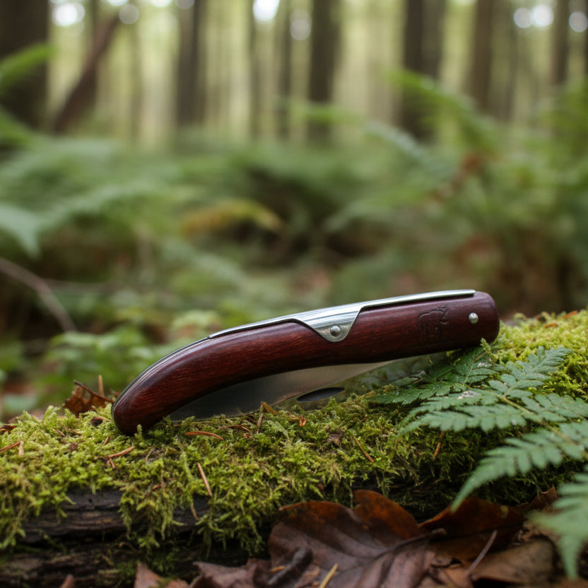 OKAPI FOLDING KNIFE WITH STAINLESS STEEL BLADE. - GP Lawnmowers