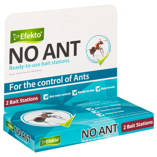 Efekto NO ANT ant bait station 2 pack for easy ant nest control and pest management
