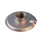 Galvanized steel baseplate 32mm with threaded center and durable welded construction