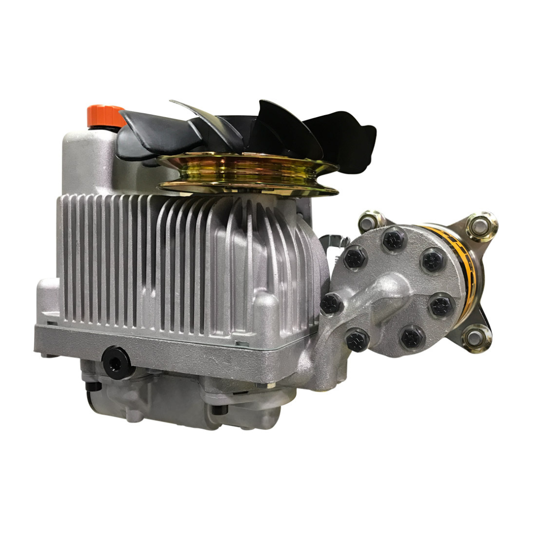 Replacement engine part for Grasshopper 127 zero turn mower with cooling fan and mounting bolts