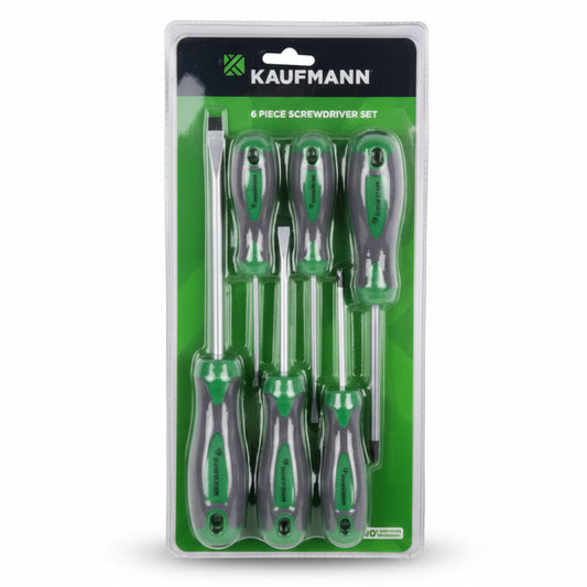 Kaufmann Screwdriver Set 6-Piece Soft Grip