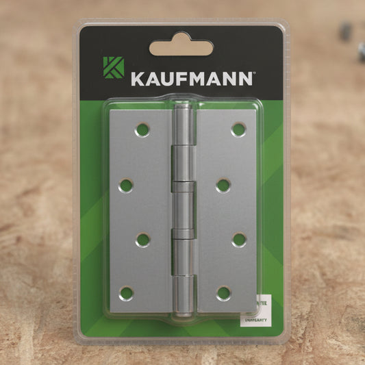 Kaufmann Butt Hinge Ball Bearing 100mm Chrome Plated (Pair)