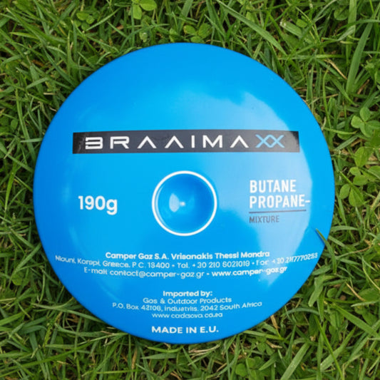Braaimaxx 190g Pierceable Gas Cartridge