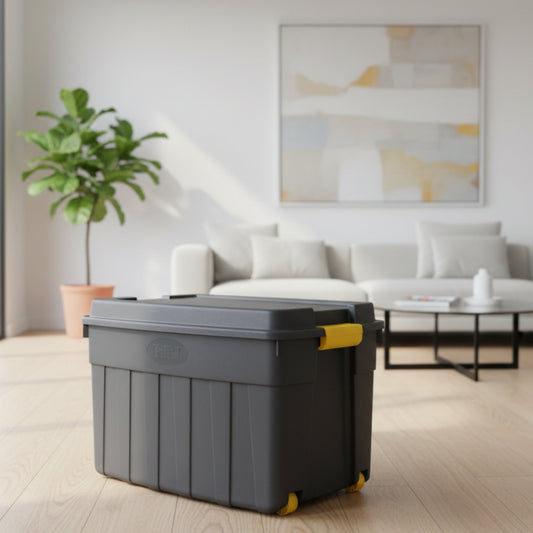 Addis Storage Box Plastic 110L with Wheels