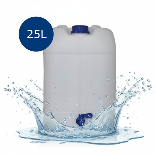 Plastic Water Container 25L with Tap