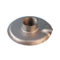 50mm galvanized steel baseplate with threaded center and welded construction