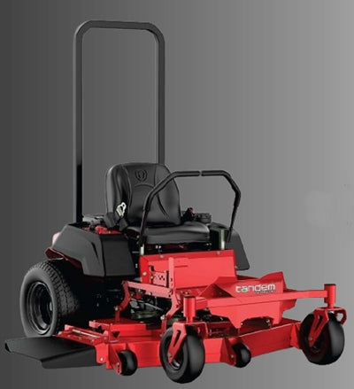 INYATHI 52 inch zero turn mower red riding lawn mower with black seat and controls