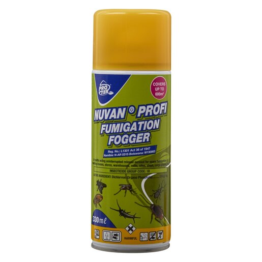 NUVON PROFI 330ml pest control fogger can with yellow cap for indoor fumigation and insect control