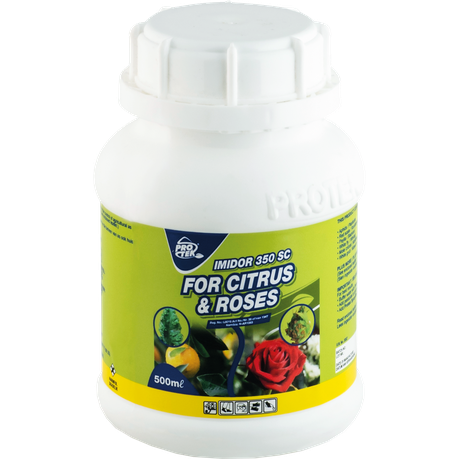 IMIDOR 350SC insecticide 500ml bottle for citrus and roses pest control