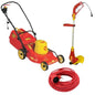 Wolf - Lawnmower 2200W, 650W Garden Trimmer and 20M Extension Cord
