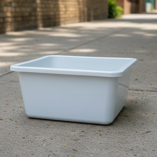 Wash Trough Single Bowl PVC Marble – Includes Bracket