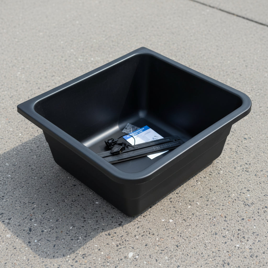 wash-trough-single-bowl-pvc-black-incl-bracket