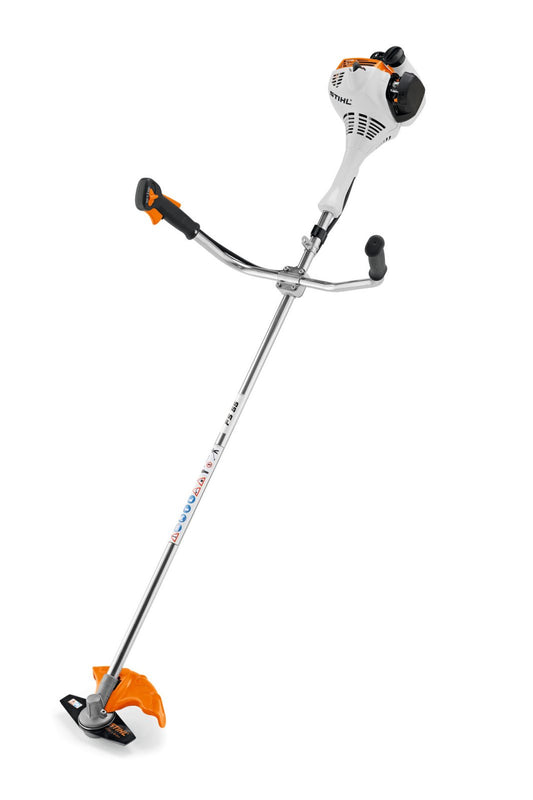 STIHL FS55 brushcutter for sale with ergonomic handles and lightweight design