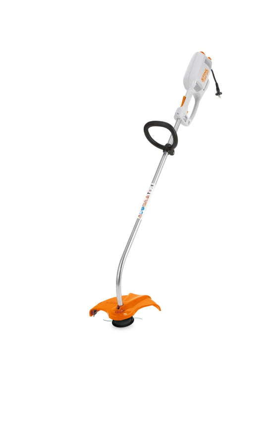 STIHL FSE60 electric trimmer with 540W motor and ergonomic handle for garden trimming